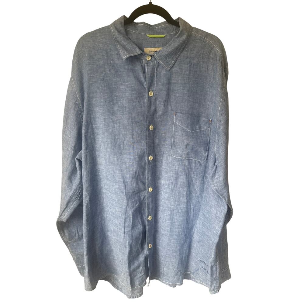 Tommy Bahama men’s button up 100% linen vacation resort